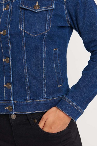 Olivia Denim Jacket - Black