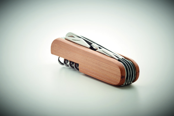 Couteau multi outils en bambou Lucy Lux