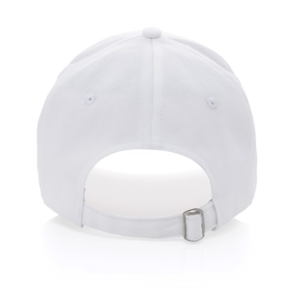 Impact 5panel 280gr Recycled cotton cap with AWARE™ tracer - White