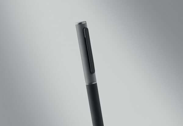 Recycled alu twist ball pen Fillan - Black
