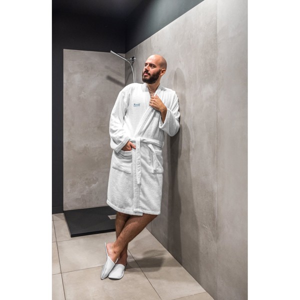 PS - RUFFALO. Bathrobe in cotton and recycled cotton