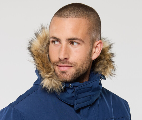 Capuche Softshell fourrure - BLACK FUR