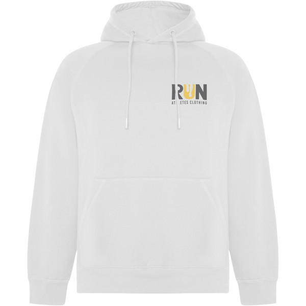 Sweat à capuche Vinson en coton organique unisexe - Blanc / 2XL