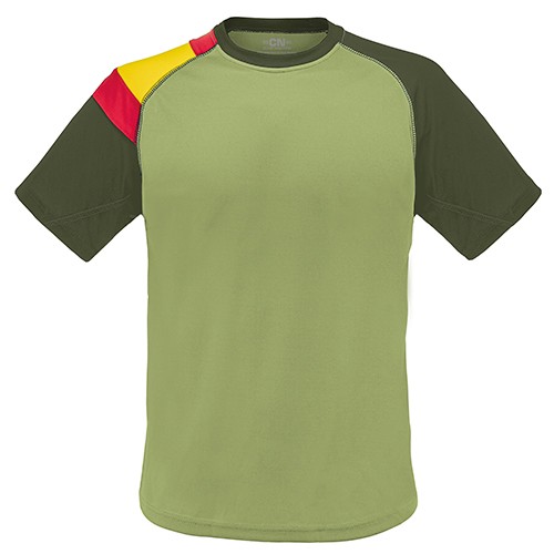 T-SHIRT BANDEIRA EM OMBRO D&F -