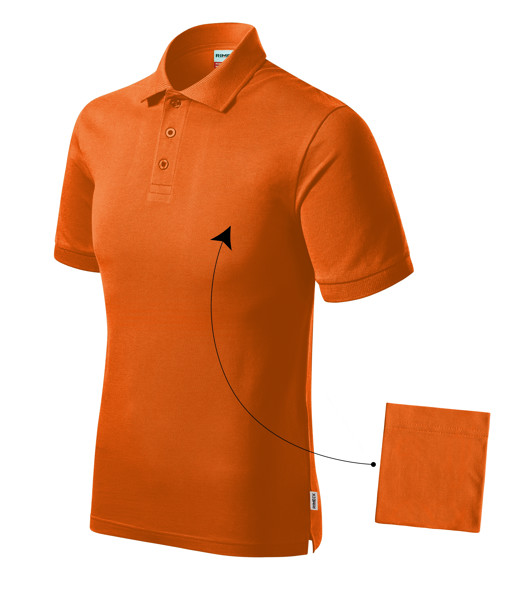 Polokošeľa Pánska Rimeck® Resist Heavy Polo - Oranžová 11 (Brand Label) / 3XL