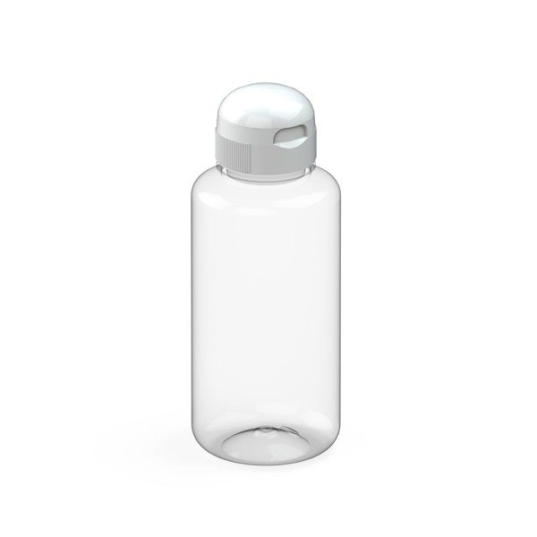 Drinking Bottle "Sports", 700 Ml, Renew - Transparent / White