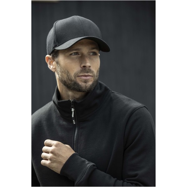 Cappellino in tessuto riciclato Aware™ a 6 pannelli Opal - Oatmeal