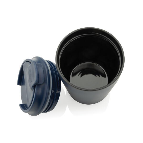 Tasse à café 220ml dans une boite cylindrique Pico Barista - Bleu Marine