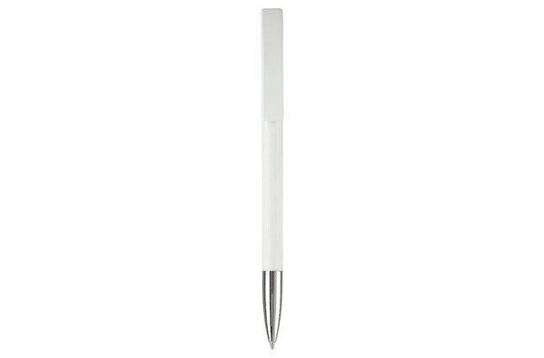 Nash kuglepen metal spids farvet - Hvid / Hvid
