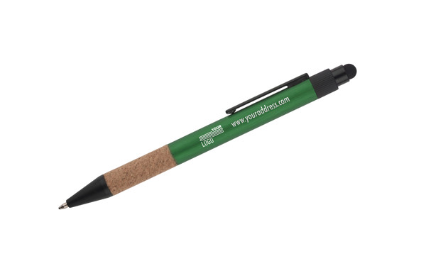 Długopis z touch pen BOSAY - Zielony