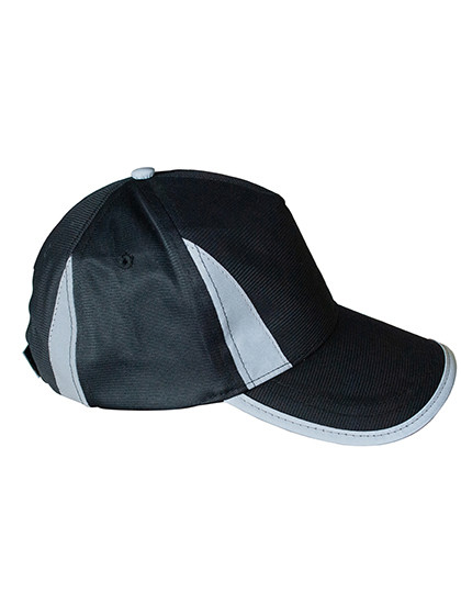 Adult Premium Hi-Vis Cap Nice - Black / One Size