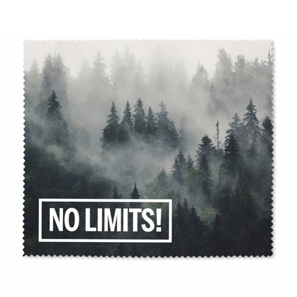 Full colour 170gsm recycled polyester (rPET) cleaning cloth (17x15cm) - Full colour