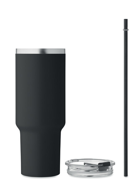Dvojstenný pohár 1200ml Suma - Čierna