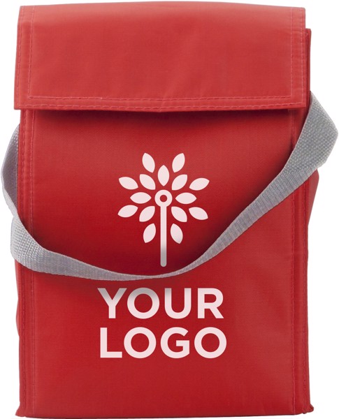 Polyester (420D) cooler/lunch bag - Red