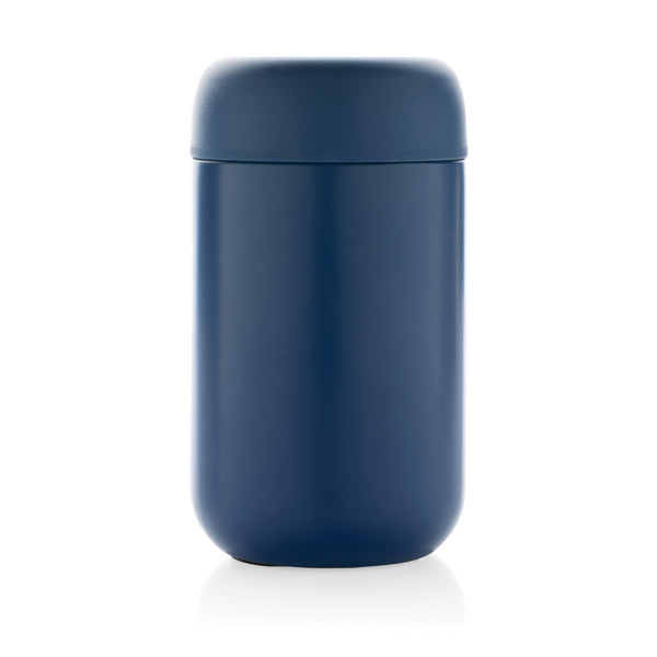 Mug isotherme en acier inoxydable recyclé certifié RCS Brew - Bleu