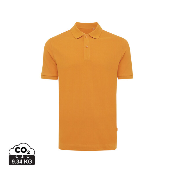 Polo tričko IQONIQ Yosemite z recykl. bavlny - Sundial Orange / XS