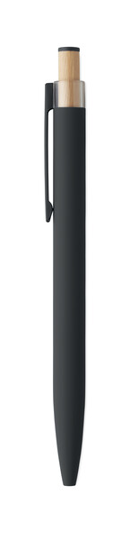 Recycled aluminium pen Bergamo ++ - Black