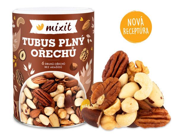 Tubus plný orechov