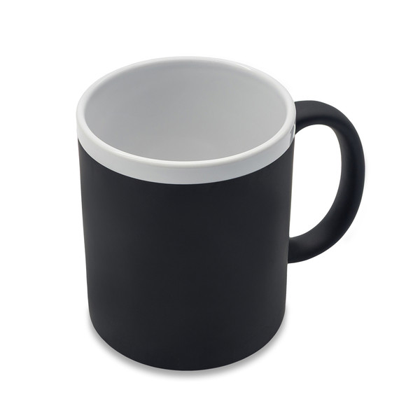 350 ml Velutti ceramic mug - Black