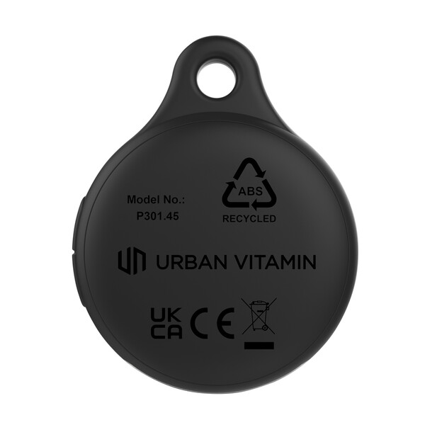 Dobíjecí duální lokátor předmětů Urban Vit. Aptos - Černá