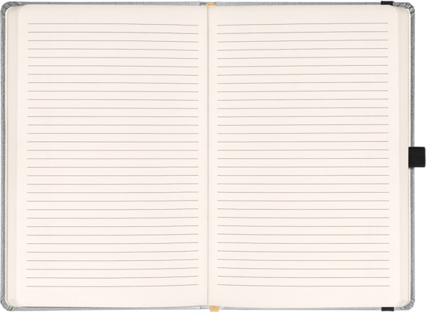 Notique Notes Balacron, Stříbrný, Linkovaný, 15 x 21 cm