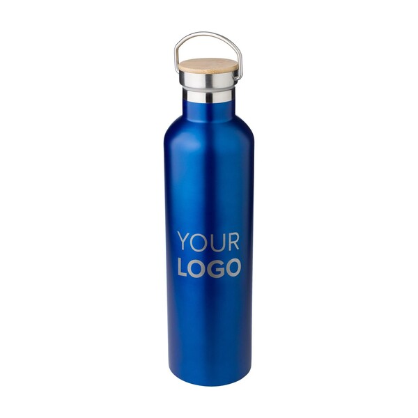 Gourde double paroi Damien | 1 l - bleu