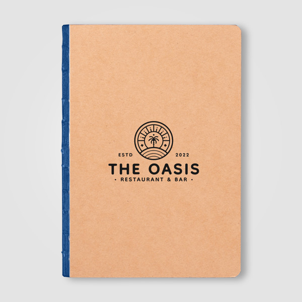 Carnet Romy en kraft bord coloré – A5