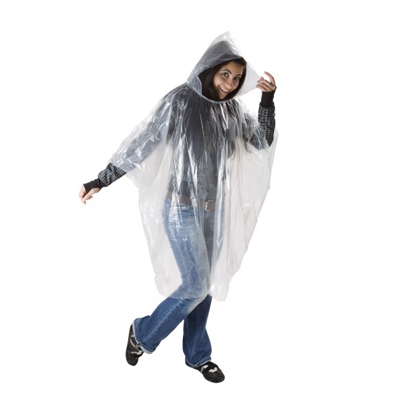 Regenponcho "Rainy" - Transparent