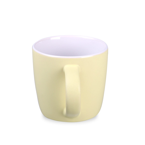 Handy Velvet ceramic mug, 320 ml - Sun Yellow