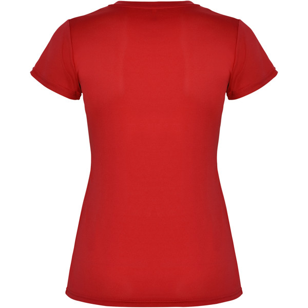 T-shirt sportiva a maniche corte da donna Montecarlo - Rosso / XL