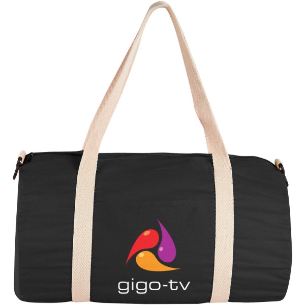Cochichuate cotton barrel duffel bag 25L - Black