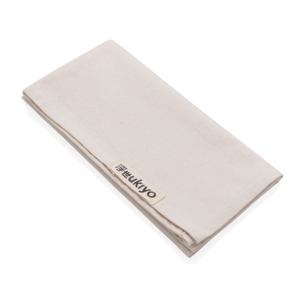 Set de 4 serviettes de table Ukiyo en rcotton 180gr Aware™ - Blanc Cassé