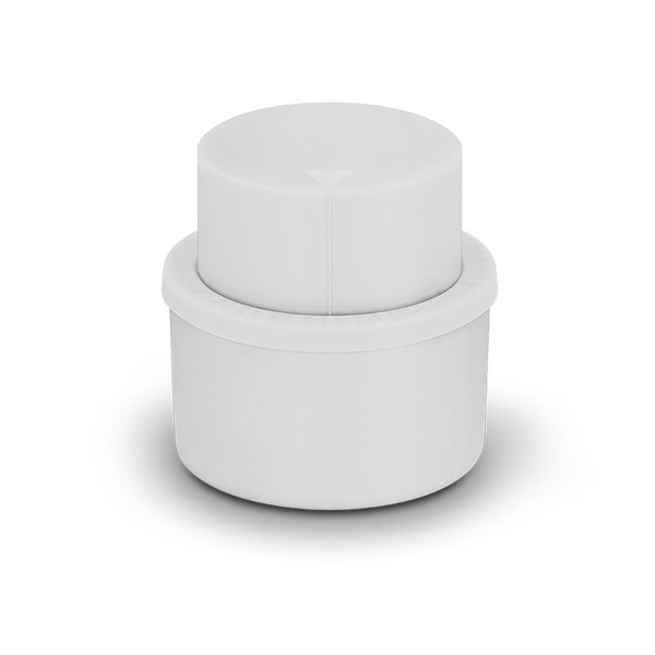 BOUCHON POMPE INJECTEUR D’AIR POUR BOISSONS GAZEUSES - Blanc