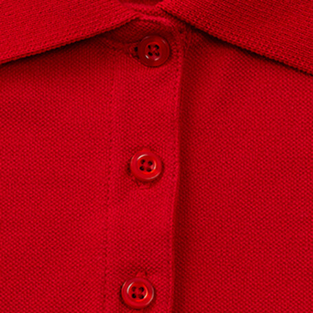 PASADENA pólo mulher 200g Pasadena Women - Vermelho / BrancoL
