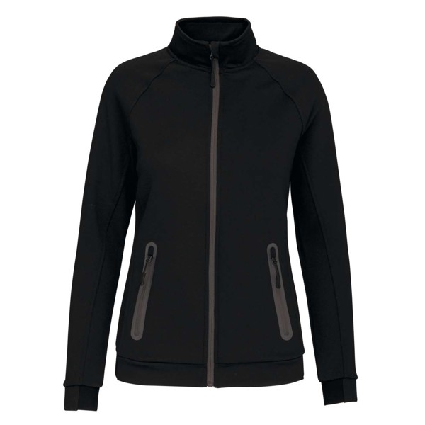 Ladies' High Neck Jacket - Black / S