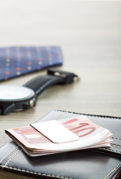 Pince à billets chromée Mercur