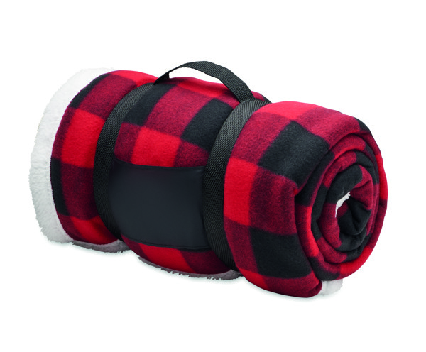 Shermatt fleece blanket 150x120 cm, RPET 180g/m²