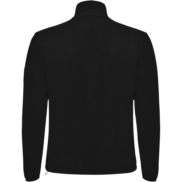 Luciane men's full zip fleece jacket - Solid Black / XL
