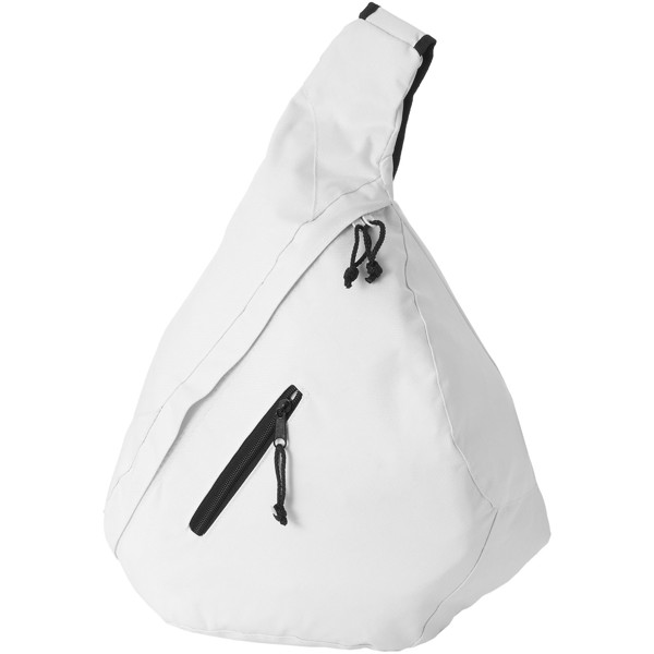 Brooklyn mono-shoulder backpack - White
