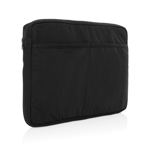 Obal na 15,6" notebook Laluka z recykl. bavlny AWARE™ - Černá