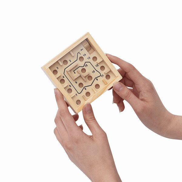 Wooden Labyrinth Game Lost