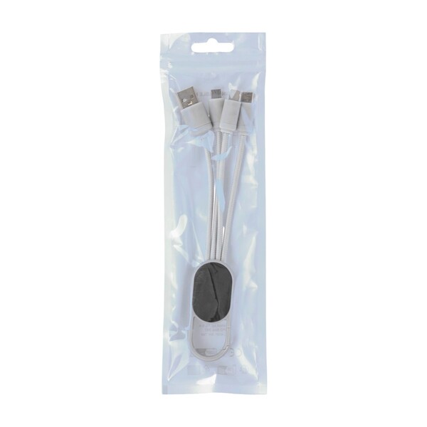Charging cable Idris | 4-in-1 - white