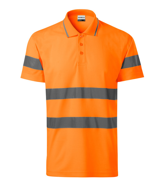 Polokošeľa Unisex Rimeck® Hv Runway - Fluorescenčná Oranžová / XL