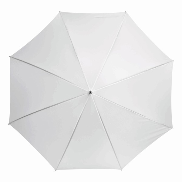 Golf Umbrella Raindrops - White