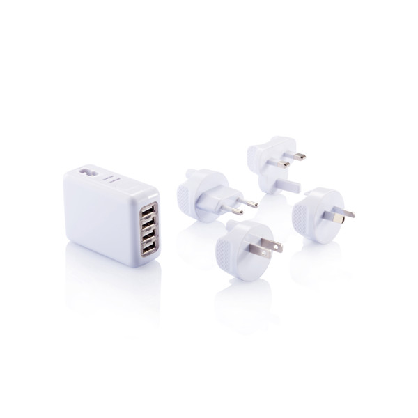 XD - Travel plug with 4 USB ports