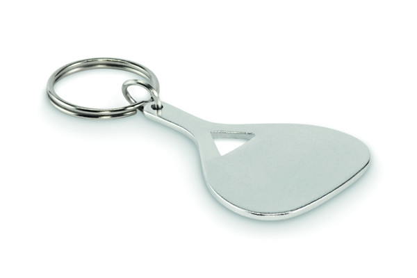 Aluminium key ring Kepad - Matt Silver