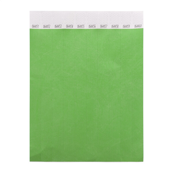 Tyvek Wristbands (10 Pcs) Wristvek - Green