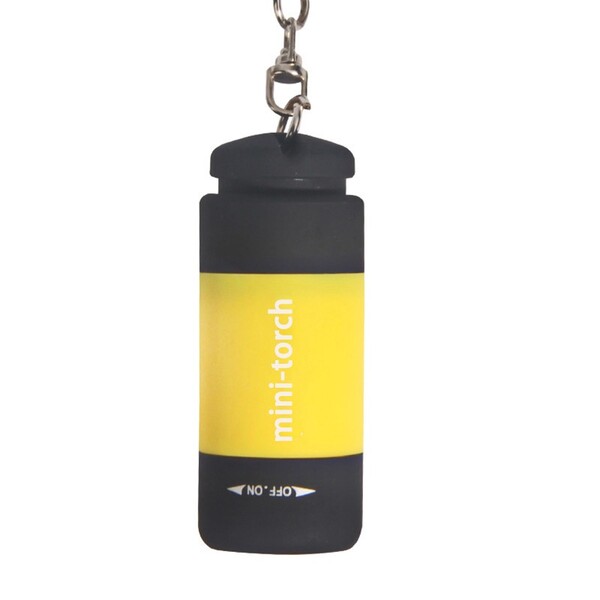 Rechargeable LED mini pocket flashlight - WHITE