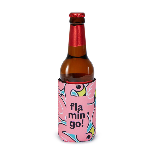 Collapsible neoprene can cooler. 330ml standard size - Full colour