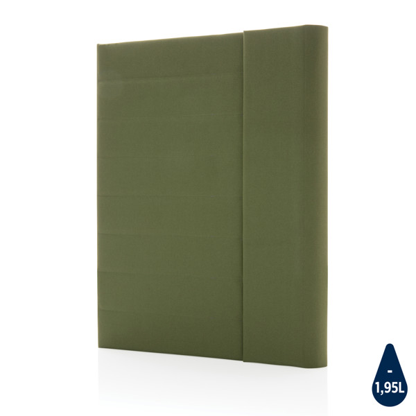 Impact Aware™ A4 portfolio with magnetic closure - Green